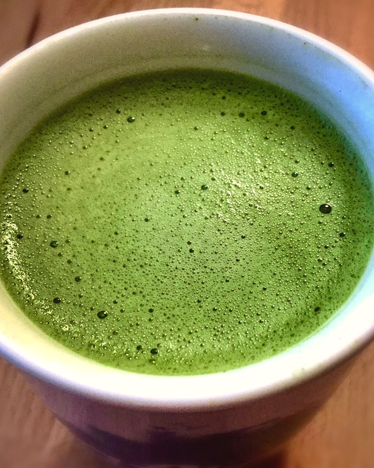 A bowl of matcha